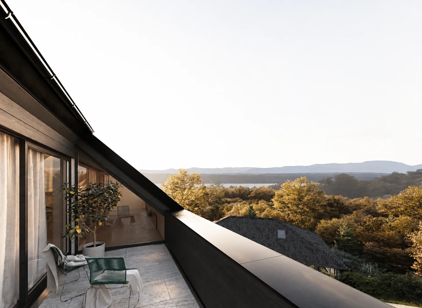 Balkon · Visualisierung